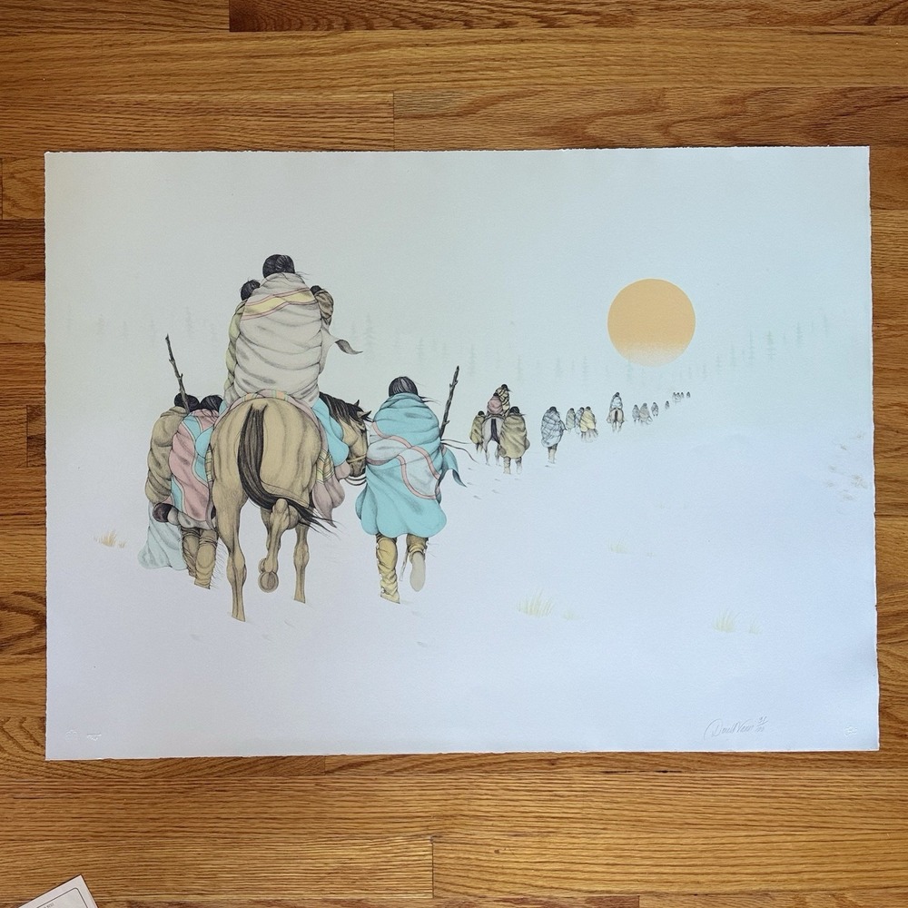 Donald Vann "Cherokee Heritage – Trail of Tears" Ltd. Ed. Print 31/100 w/ Letter